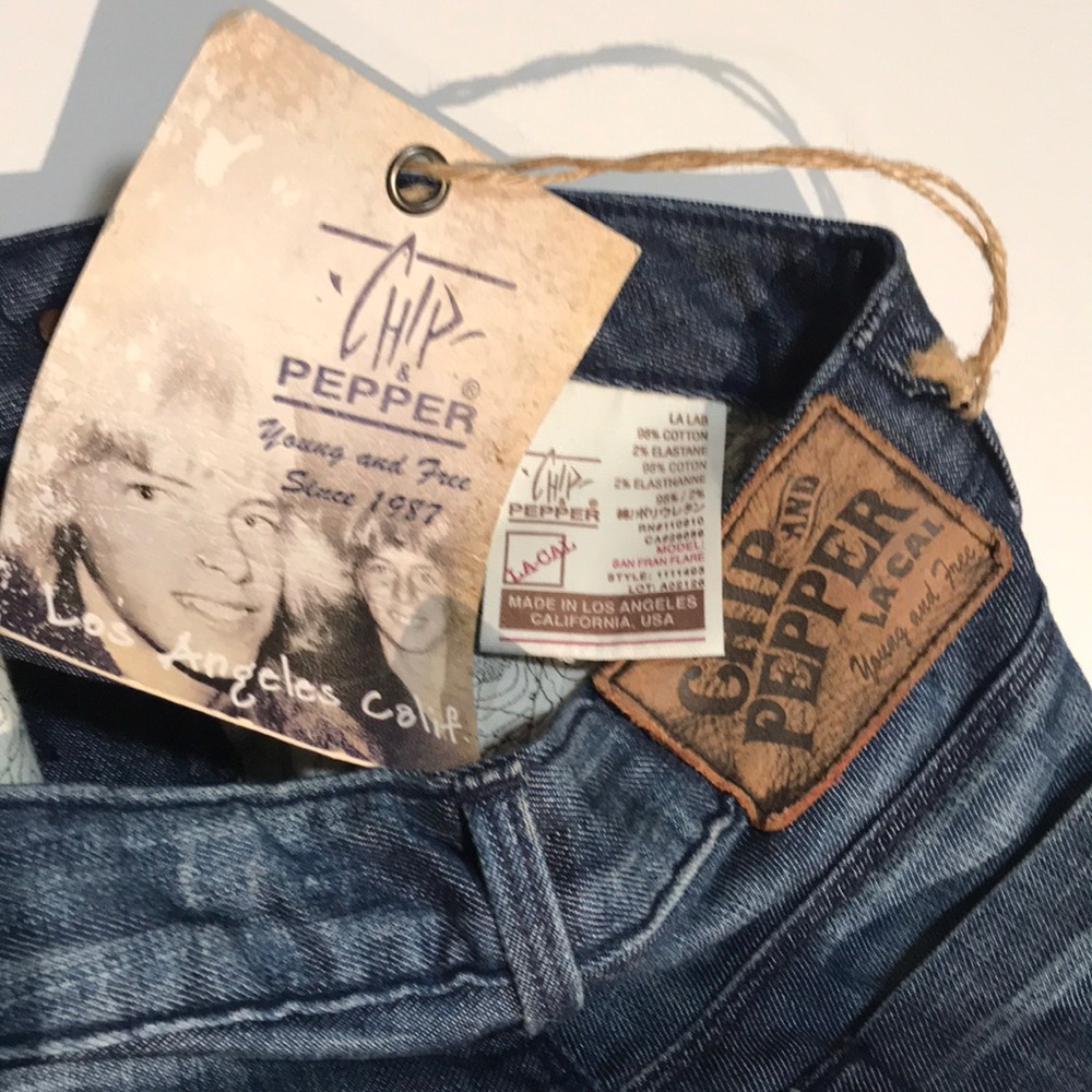 Bnwt New Chip and Pepper bell bottom jeans